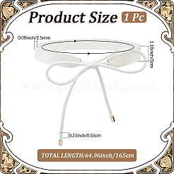 Bandas de cintura envolventes de cuero sintético con lazo&nbsp;AJEW-WH20054-086B