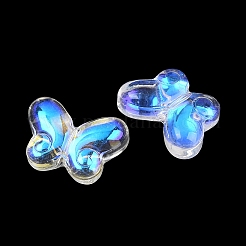 Perles de verre transparentes plaquées couleur ab&nbsp;GLAA-Z020-01