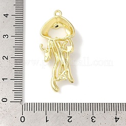 Crémaillère pendentifs en alliage placage&nbsp;FIND-I039-013G