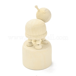 Ornements de bureau de petits animaux en bois de tortue de bricolage&nbsp;DJEW-G023-06