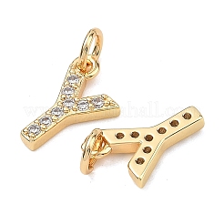 Shegrace Messing-Anhänger mit Mikropavé-Fassung aus klaren Zirkonia&nbsp;XGRQ29617-394G-Y