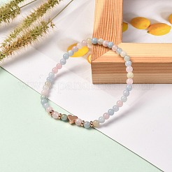 Bracciali elasticizzati con pietre preziose naturali per uomo donna&nbsp;BJEW-JB06726