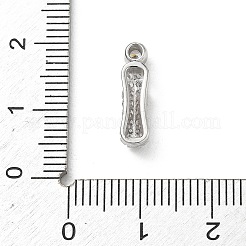Pendentifs avec zircon cubiques à micro-pavés en laiton&nbsp;KK-A300-02P-I
