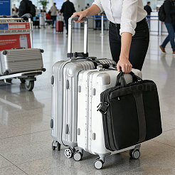 3 ensemble de sangles à bagages en nylon&nbsp;AJEW-PH0010-18