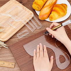 2 Satz transparenter Acryl-Stanzblöcke in 1 Ausführungen&nbsp;DIY-BC0006-88