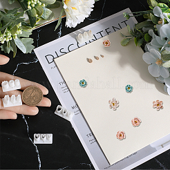 5 Stück 5 Stile Blütenblatt Harz Ton Ausstecher&nbsp;DIY-CP0010-35