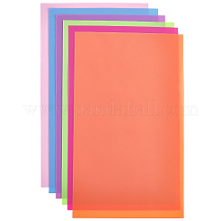 6 pieza de tela de imitación de cuero de 6 colores&nbsp;DIY-CL0001-90