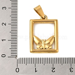 Ionenplattierung (IP) 304 Edelstahlanhänger&nbsp;STAS-C103-17B-G