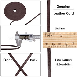 Cordoncino piatto in pelle di vacchetta&nbsp;WL-GF0001-08E-02