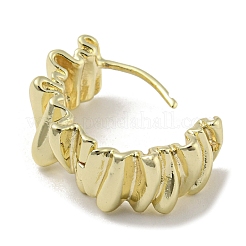 Orecchini a cerchio in ottone&nbsp;EJEW-R159-01G