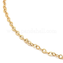 304 Edelstahl-Kabelkettenhalskette für Damen&nbsp;NJEW-G104-06G
