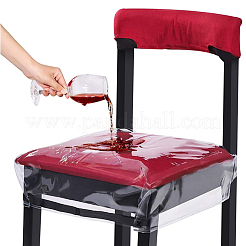 Esszimmerstuhlbezug aus transparentem PVC&nbsp;AJEW-WH0796-75