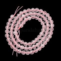 Natürlichen Rosenquarz Edelstein Perlen&nbsp;GSF4mmC034
