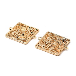 Ciondoli con connettore cavo in ottone micro pavé di zirconi cubici colorati&nbsp;KK-K351-58C-G