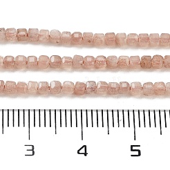 Fragola naturale perle di quarzo fili&nbsp;G-H042-B19-01