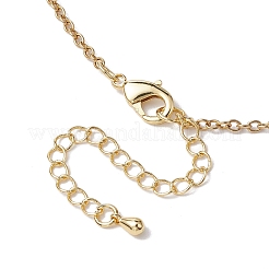 Collane lariat con perline di agata indiana naturale rotonde da 6 mm&nbsp;NJEW-JN04964