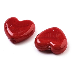 Corazón hecho a mano de abalorios de cristal de murano&nbsp;LAMP-U003-01I