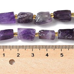 Natürlichen Amethyst Perlen Stränge&nbsp;G-N327-06-41