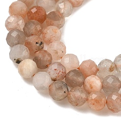 Natürliche sunstone Perlen Stränge&nbsp;G-RM241221-C29