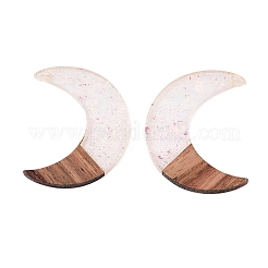 Colgantes de resina epoxi y madera de nogal&nbsp;RESI-T057-14B