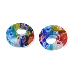 Manuell Millefiori Glas Anhänger&nbsp;LAMP-G166-07