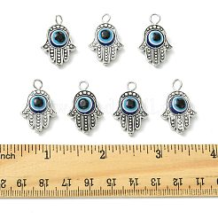 10 colgante de resina y aleación con diseño de mal de ojo.&nbsp;PALLOY-FS00058-03