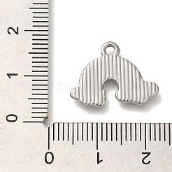 Pendenti in acciaio inox 304 anti-appannamento&nbsp;STAS-P371-019P