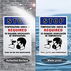 Señales de advertencia de aluminio con protección UV e impermeables&nbsp;AJEW-GL0001-05C-09