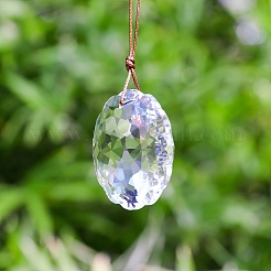Blumen facettierte K9 Glas Sonnenfänger&nbsp;PW-WG401CC-01