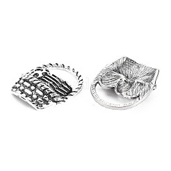 Pendentifs en alliage de style tibétain&nbsp;PALLOY-T075-137AS-RS