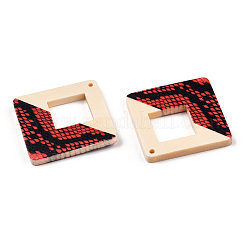 Sprühlackiertes Holz große Anhänger&nbsp;WOOD-TAC0001-01D