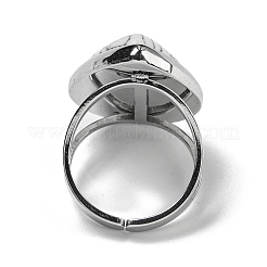 Manschettenringe aus synthetischem Türkis aus Edelstahl 304&nbsp;G-Z056-09P-01