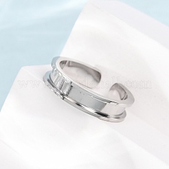 Anillos abiertos para puños de acero inoxidable 304&nbsp;SA-CBACA70-01B-P