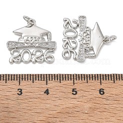 Cremagliera placcatura micro ottone spianare pendenti zirconi&nbsp;KK-CBAB1AF-20P