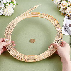 Strisce piatte in vimini di bambù naturale&nbsp;DIY-WH0740-12B