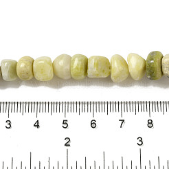 Hilo de abalorios de jade natural de limón&nbsp;G-B078-G03-01