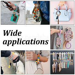 Kit de fabrication de porte-clés en perles à faire soi-même&nbsp;DIY-CA0004-43