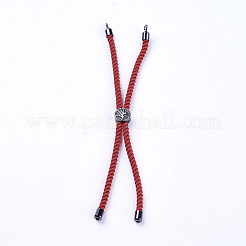 Création de bracelets à cordon torsadé en nylon&nbsp;MAK-F018-B-RS