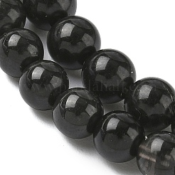 Natürliche Eis Obsidian Perlen Stränge&nbsp;G-P590-A01-6mm-03