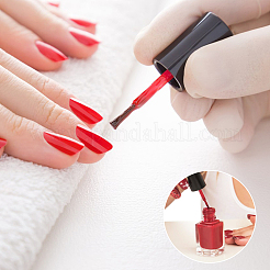 10 flacon vide de vernis à ongles en verre transparent&nbsp;MRMJ-GL0001-14
