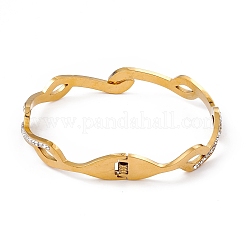 Bracelets en acier inoxydable 201 avec placage sous vide pvd&nbsp;BJEW-F439-08G