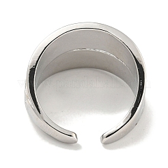 Anillos de puño abiertos de circonita cúbica micro pavé de latón chapado en estante para mujer&nbsp;RJEW-I104-15P