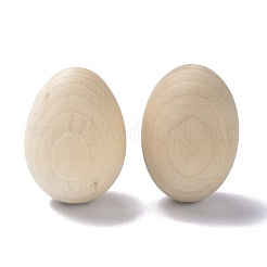Unvollendete leere hölzerne Ostereier Handwerk&nbsp;WOOD-I006-02