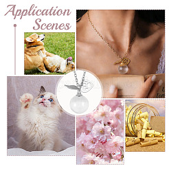 2 collier pendentif en acier inoxydable 304&nbsp;NJEW-DR00036