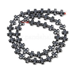 Galvanisierte synthetische nichtmagnetische Hämatitperlenstränge&nbsp;G-K375-E02-02