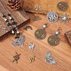 Colgantes de aleación de estilo tibetano 56pcs 14style&nbsp;TIBE-SC0007-16