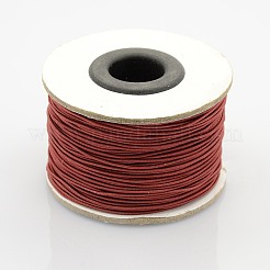 Cordons de perles élastiques ronds fils de nylon à bijoux&nbsp;NWIR-L003-C-08