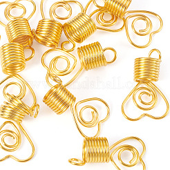10 Stück Dreadlock-Perlen aus Legierung.&nbsp;FIND-TA0008-53A