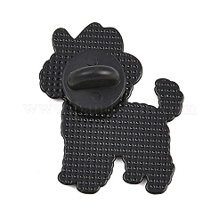Pines de aleación esmaltados con forma de caniche vaquero&nbsp;JEWB-G046-06B