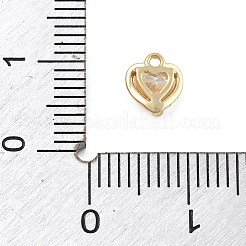 Ottone micro spianare pendenti zirconi&nbsp;LS-KK-D283-25G